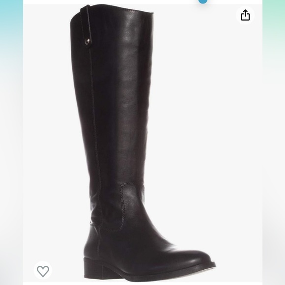 INC Womens Fawne Leather Knee-High Riding Boots - Picture 1 of 13
